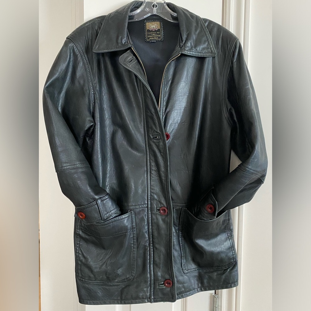 Jacket leather lamb Laurence Roy